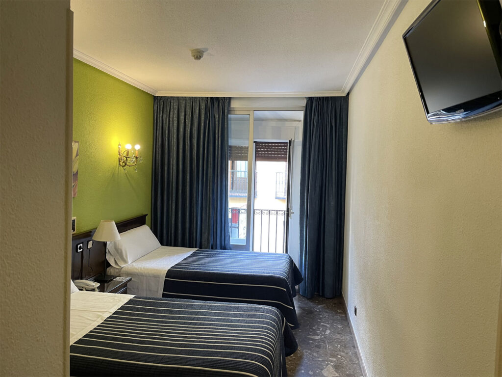 Habitación doble verde