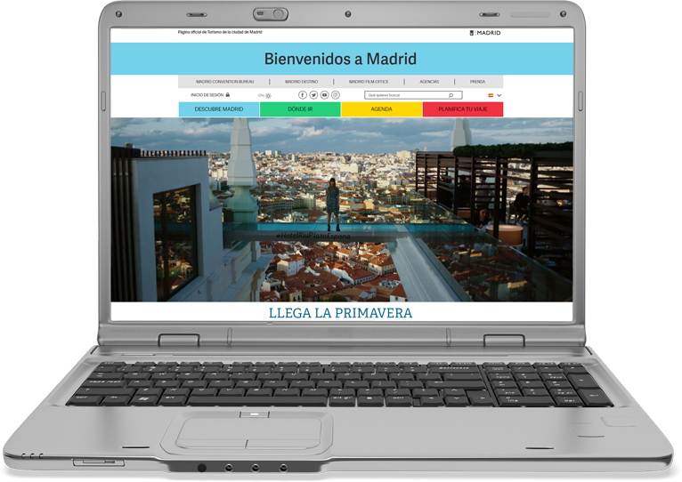 Web bienvenido madrid